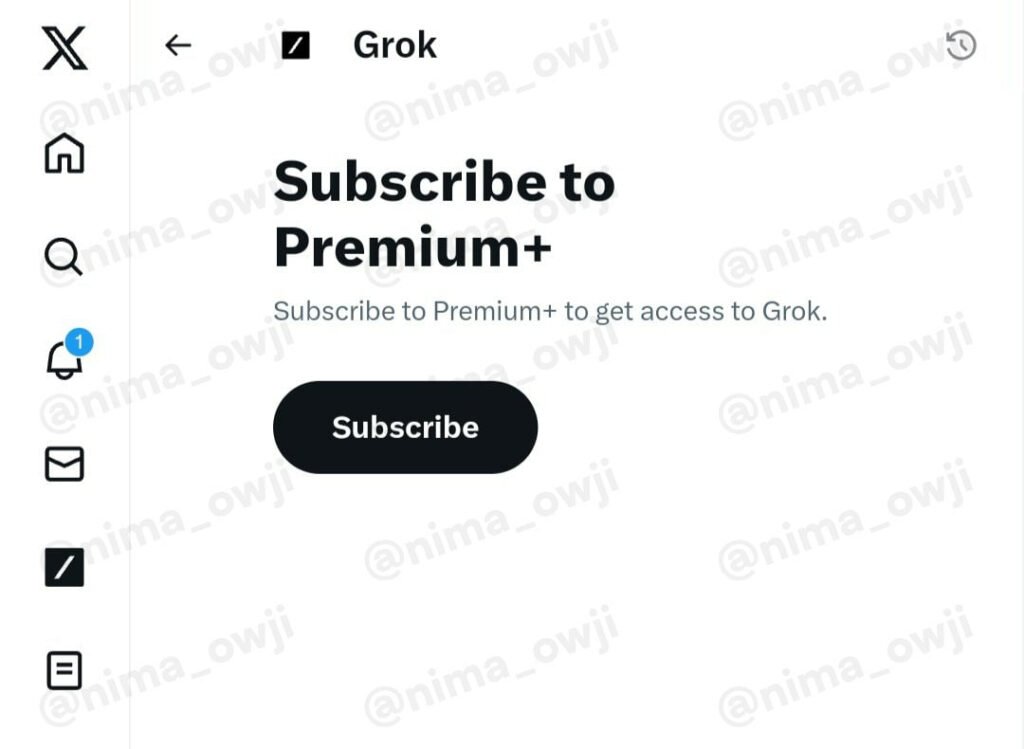 1700721347 676 چت‌بات Grok هفته آینده برای مشترکین پریمیوم ایکس اراعه می‌بشود