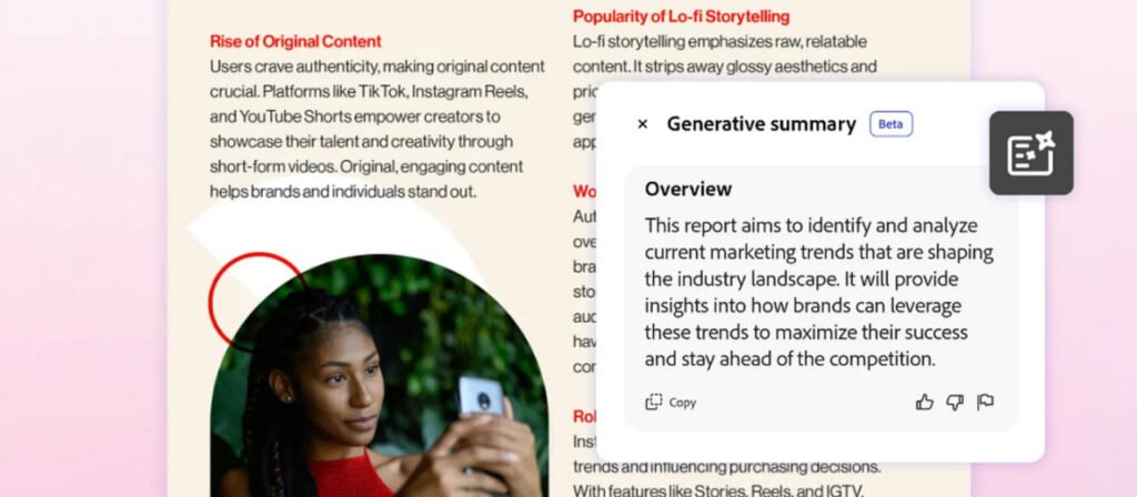 1708497712 844 ادوبی آکروبات به یک هوش مصنوعی برای چت‌کردن با فایل‌ها