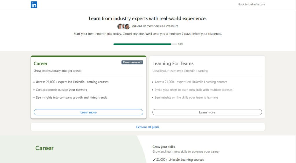 1714789681 726 لینکدین پریمیوم چیست آموزش رایگان مزایای linkedin premium آیندگان