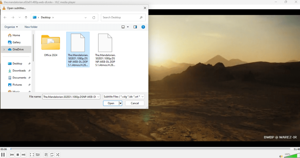 آموزش جامع چسباندن زیرنویس به فیلم در کامپیوتر و ویندوز_آیندگان 13 چسباندن زیرنویس به فیلم در ویندوز با VLC