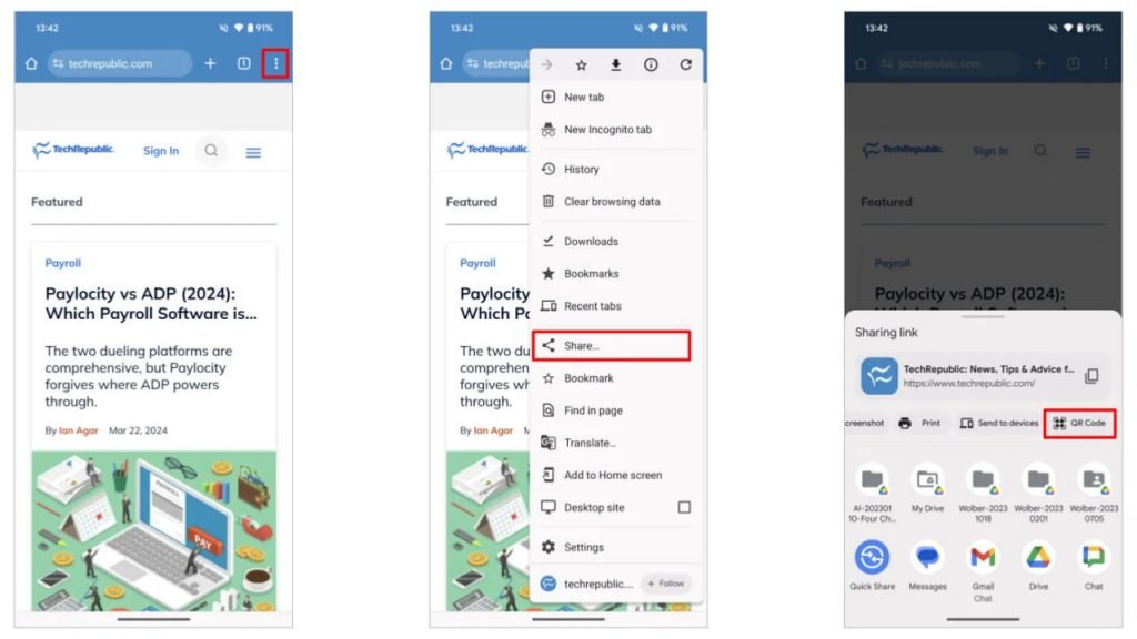 آموزش بدون دردسر، تصویری و رایگان ساخت کیو آر کد (QR Code)_آیندگان 23 ساخت QR Code با کروم