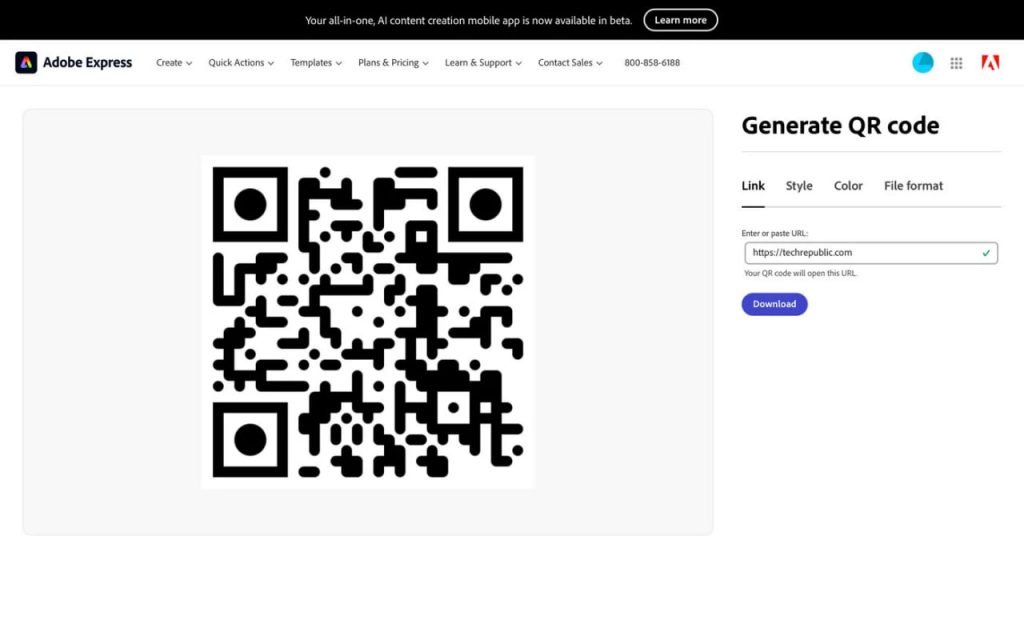 آموزش بدون دردسر، تصویری و رایگان ساخت کیو آر کد (QR Code)_آیندگان 32 وب سایت ساخت کیو آر کد