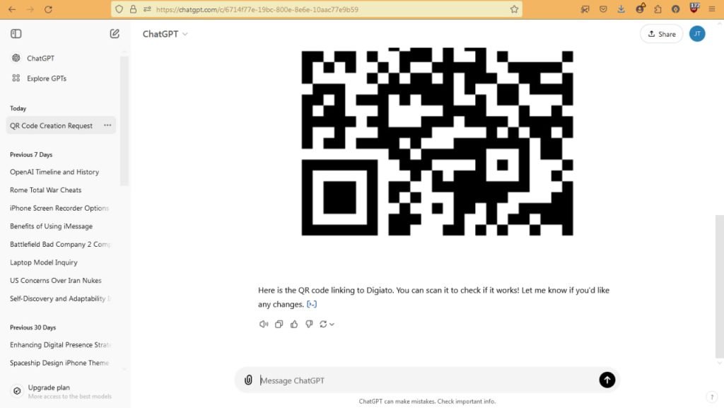 آموزش بدون دردسر، تصویری و رایگان ساخت کیو آر کد (QR Code)_آیندگان 33 ساخت کد کیو آر با هوش مصنوعی