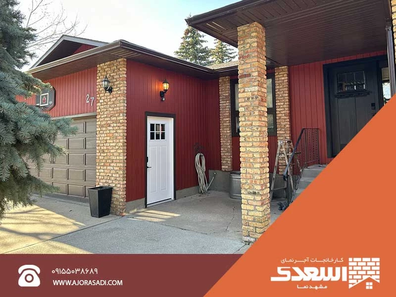 معرفی انواع آجر نما دور ستون