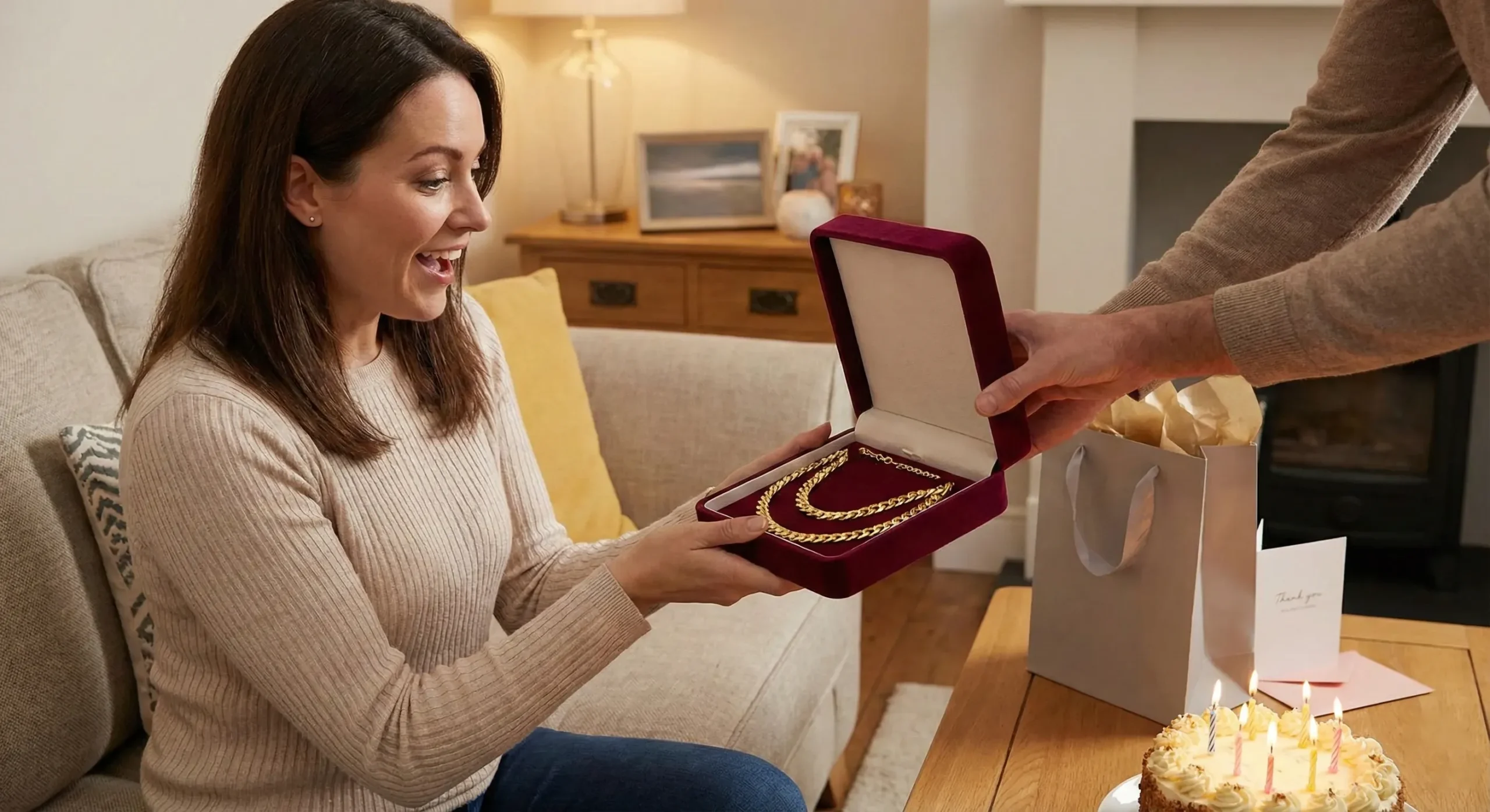 طلا هدیه گرفتن در تولد