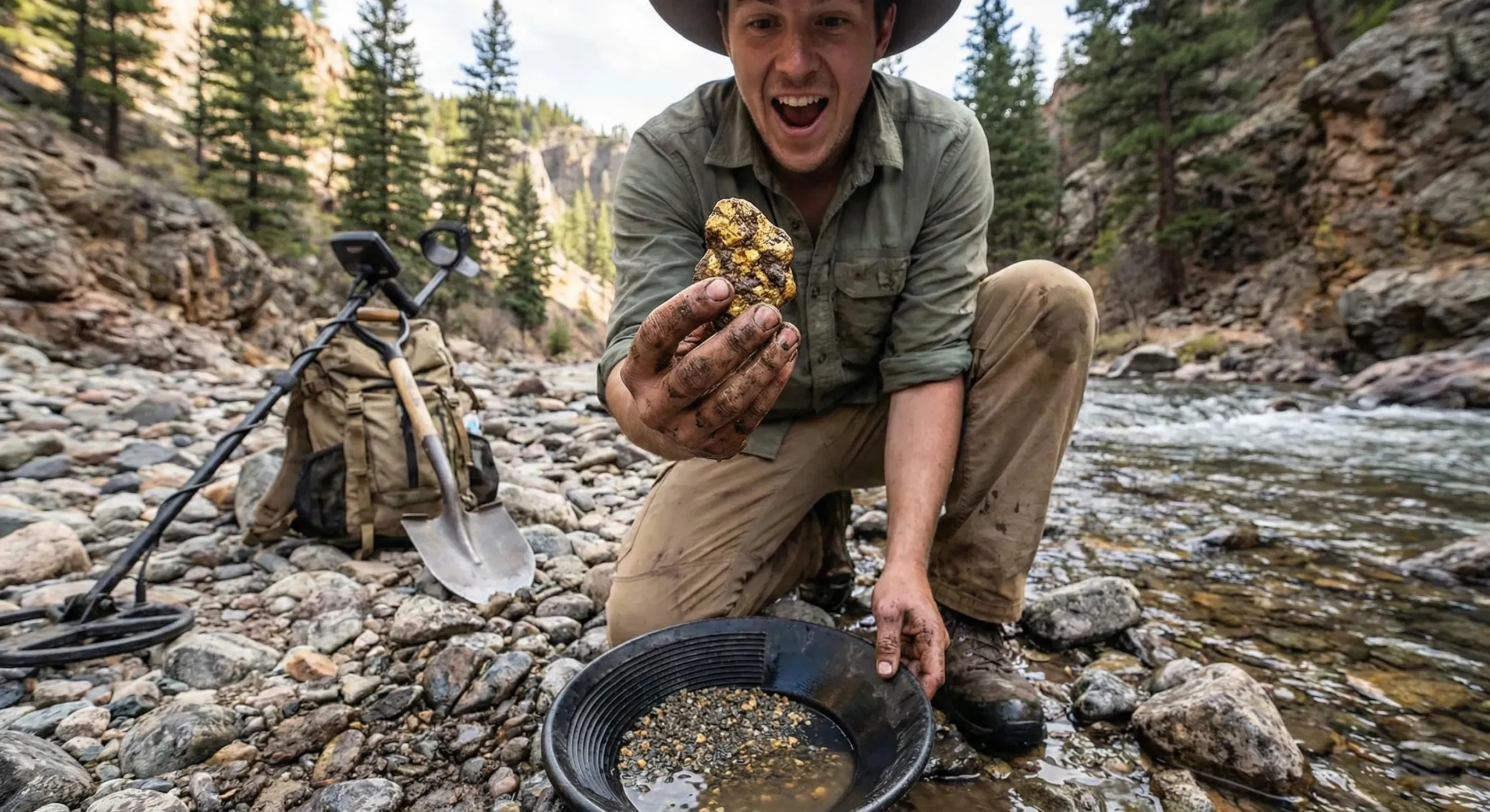 طلا پیدا کردن