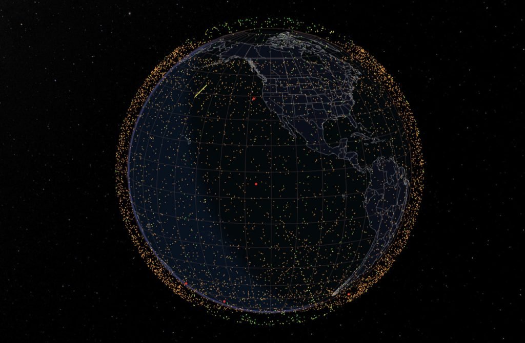 فضاپیمای چینی از فاصله خطرناک ماهواره استارلینک عبور کرده_آیندگان 8 مدار پایین زمین و ازدحام فضاپیماها