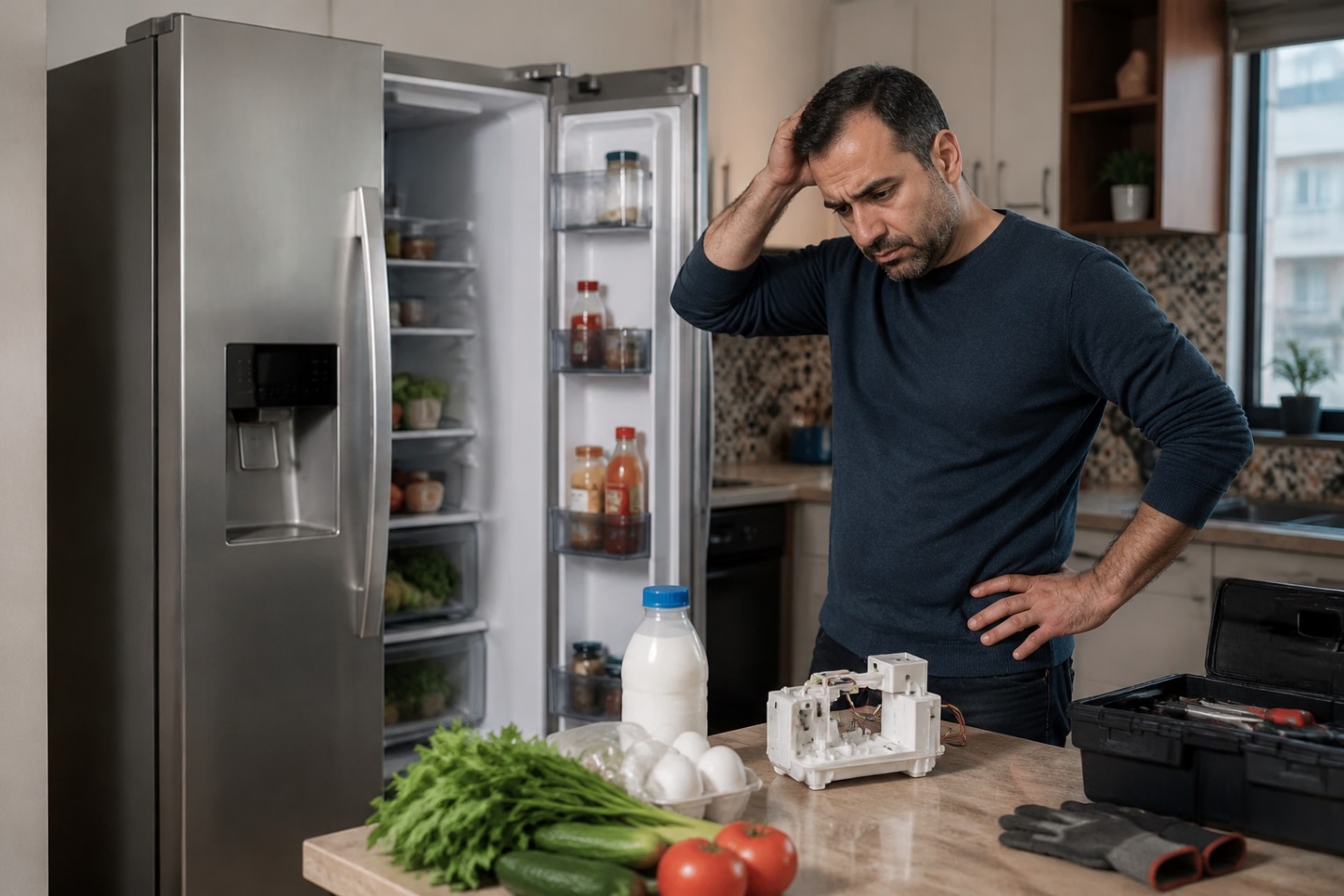 «یخچال بوش خرابه؟ نه… قطعه‌ش پیدا نمی‌شه!»