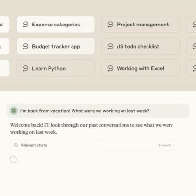 عرضه قابلیت حافظه در چت‌بات Claude