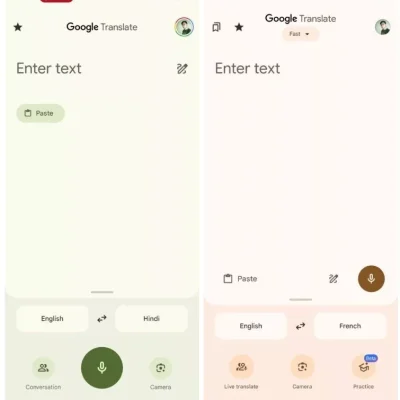 معرفی انتخابگر مدل AI در گوگل ترنسلیت