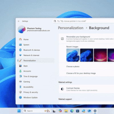 قابلیت والپیپر ویدیویی در ویندوز 11