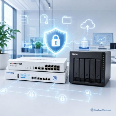 امنیت شبکه بدون بکاپ قابل بازیابی کامل نیست؛ از FortiGate و Sophos تا QNAP