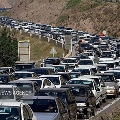 ترáfیک نیمهسنگین در جادههای چالوس و آزادراه تهران‑شمال