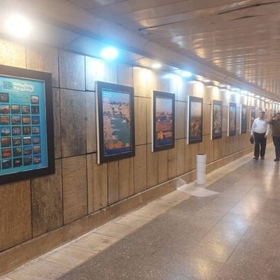 نمایشگاه عکس میراث جهانی ایران در مترو تهران آغاز شد