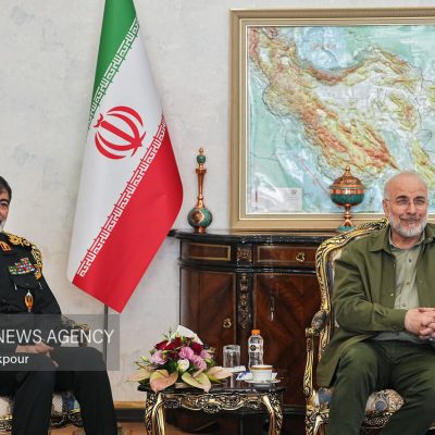 دیدار فرمانده انتظامی با رئیس مجلس در شواهد