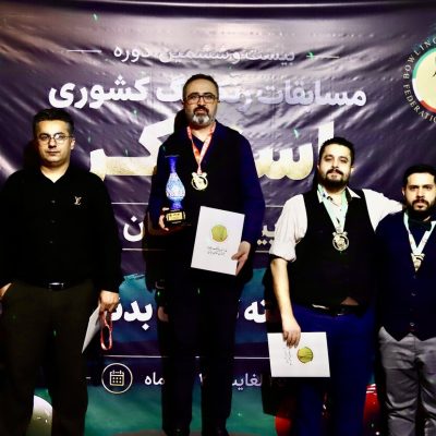 صادق حسینی قهرمان رنکینگ اسنوکر پیشکسوتان شد