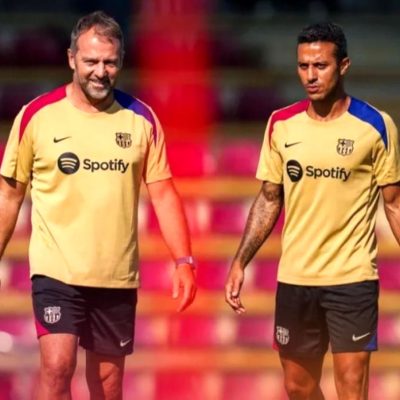 تیاگو در نقش کریم باقری بارسلونا