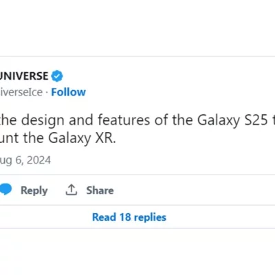 رونمایی احتمالی از گلکسی XR و S25 اولترا