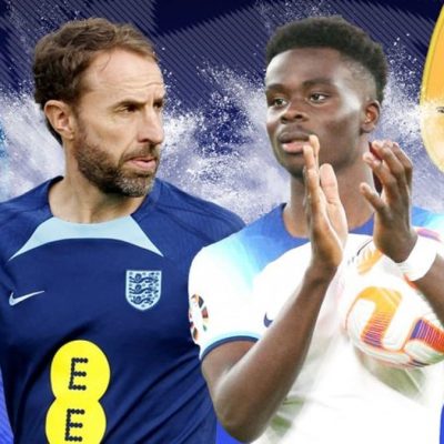 فهرست انگلیس برای دیدار بزرگ با تیم اسپالتی