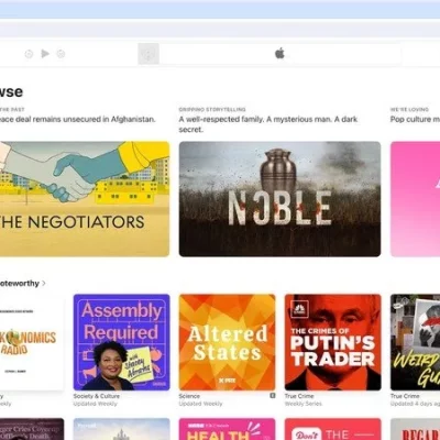 نسخه وب اپل پادکست