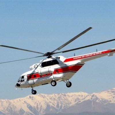 وقوع حادثه برای بالگرد هلال احمر در اشترانکوه/یک نفر از حادثه دیدگان جان باخت