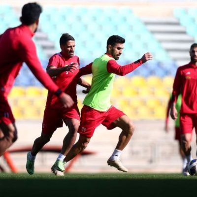 پرسپولیس و فقط یک تمرین با تیم کامل در تهران!
