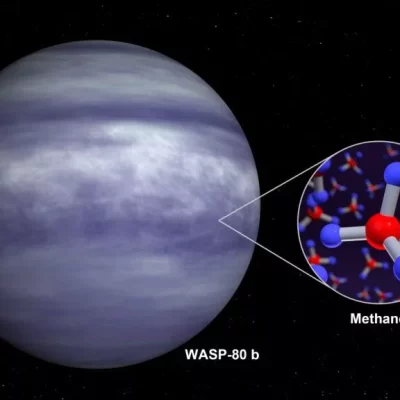 متان در سیاره فراخورشیدی WASP-80b