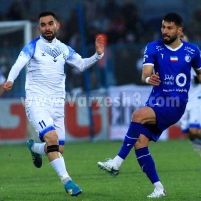 گزارش زنده: ملوان 1 - استقلال 1